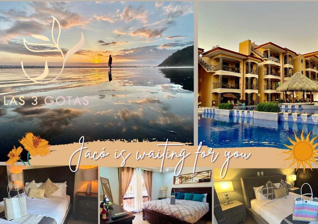 Apartamento De Lujo Las 3 Gotas Jaco, Frente Al Mar Con Vista A La Playa Exteriér fotografie