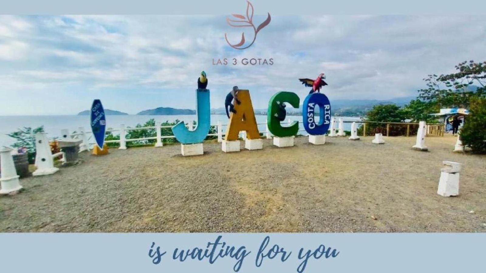 Apartamento De Lujo Las 3 Gotas Jaco, Frente Al Mar Con Vista A La Playa Exteriér fotografie